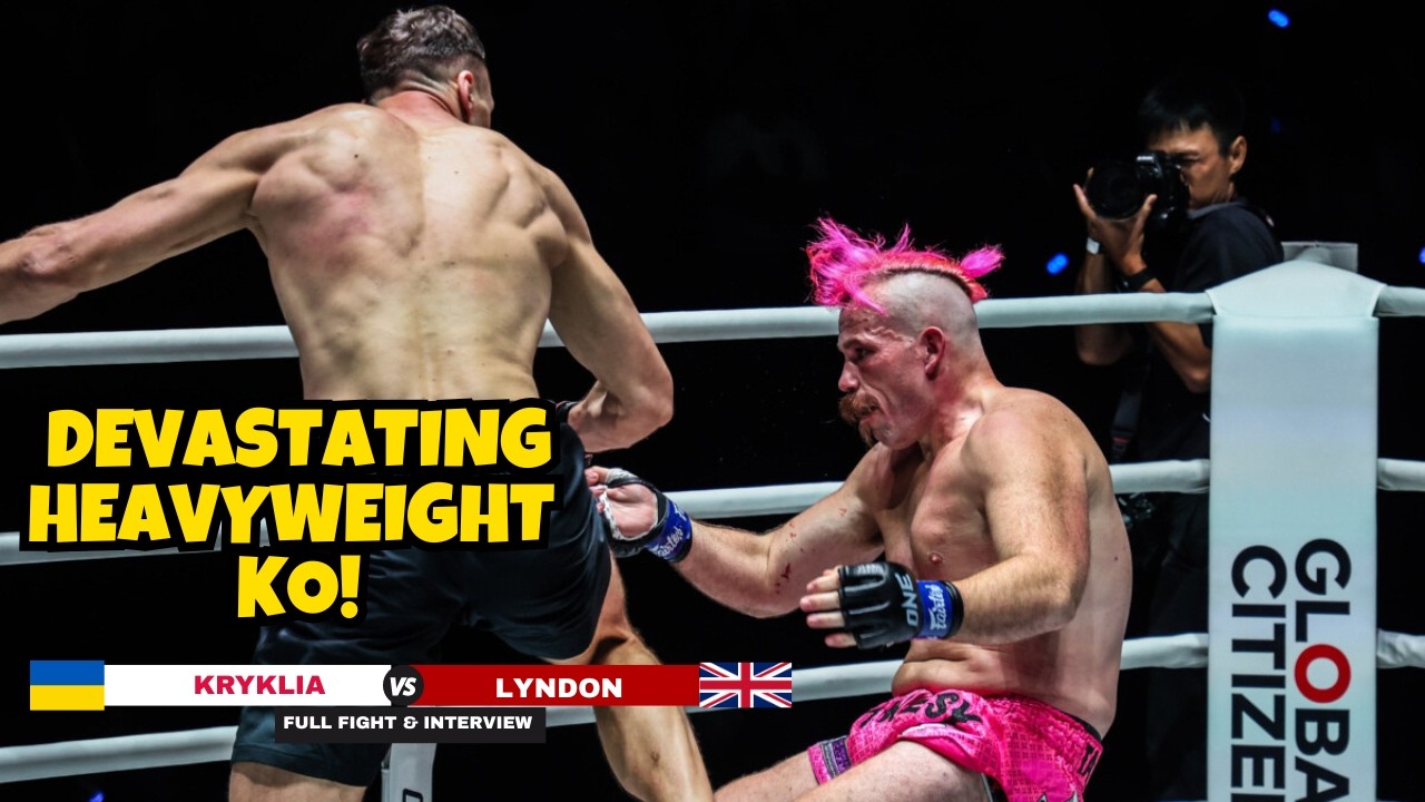 UK vs UKRAINE! Roman Kryklia vs Lyndon Knowles Heavyweight Muay Thai Full Fight