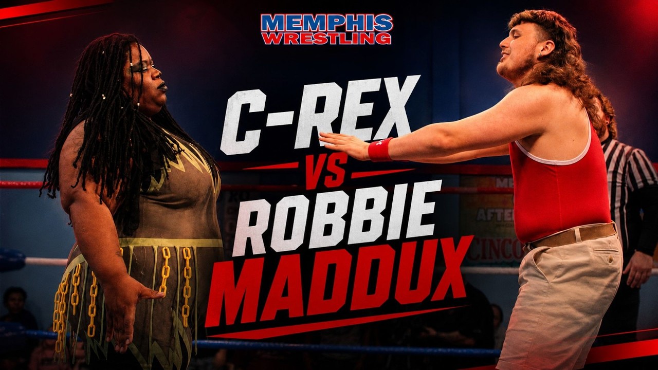 C-Rex vs Robbie Maddux with Major Curtis | MEMPHIS WRESTLING