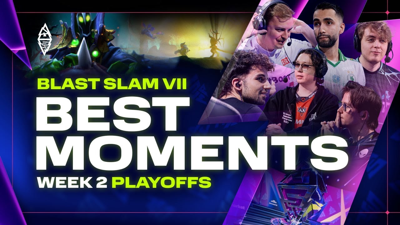 BEST MOMENTS PLAYOFFS | BLAST SLAM VII: Copenhagen Dota 2 Highlights