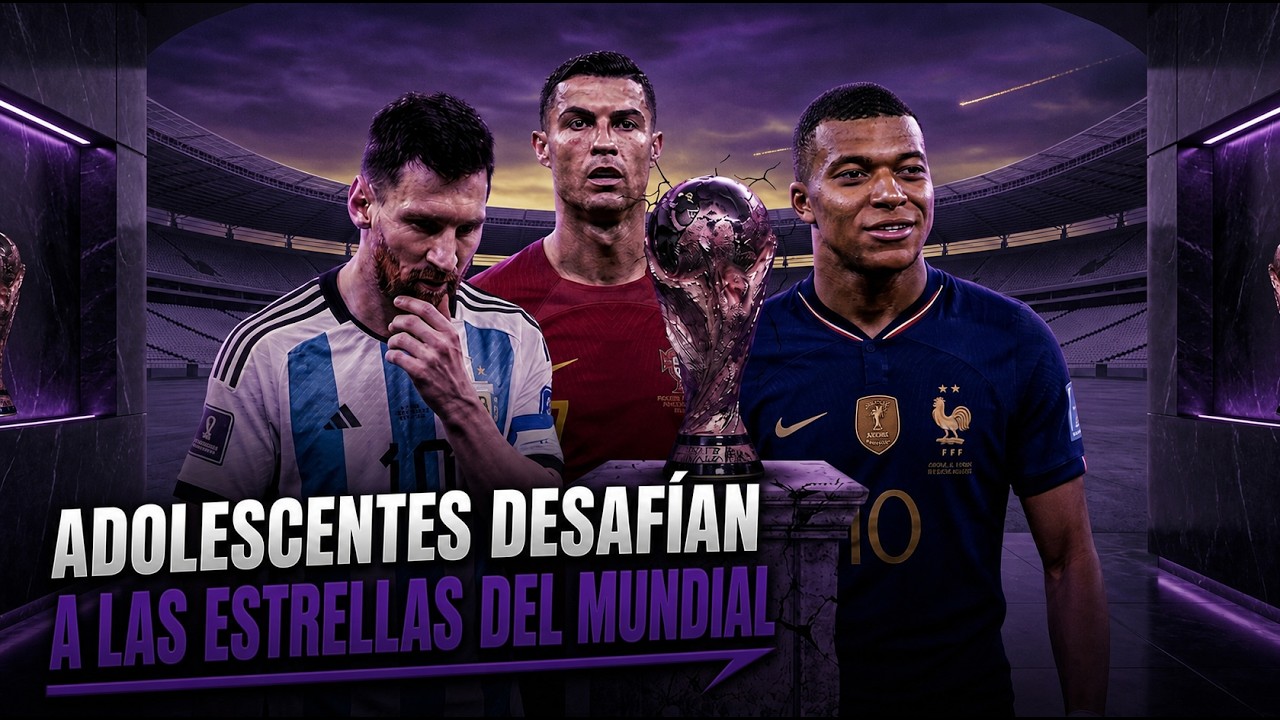 Messi, Cristiano y Mbappé podrían ser desafiados por estos cinco adolescentes en el Mundial background
