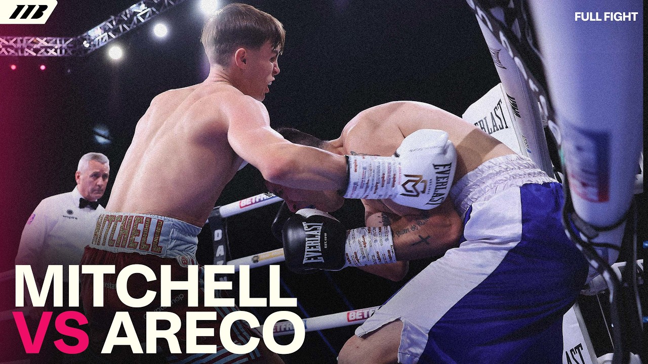 Connor Mitchell Stops Areco In First Round To Move 3-0 | Matchroom Boxing backdrop