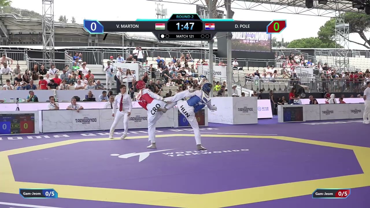 121 Round of 16 Women 67kg HUN V MARTON CRO D POLE PGM
