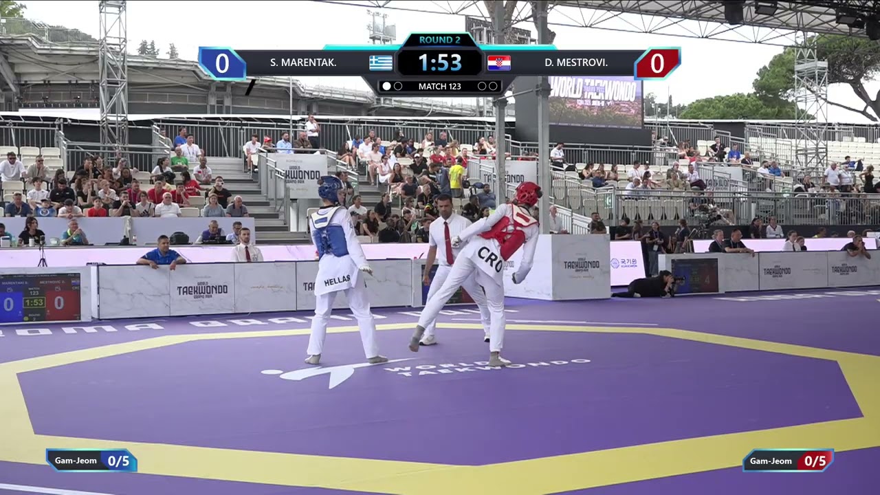 123 Round of 16 Women 67kg GRE S MARENTAK CRO D MESTROVI PGM
