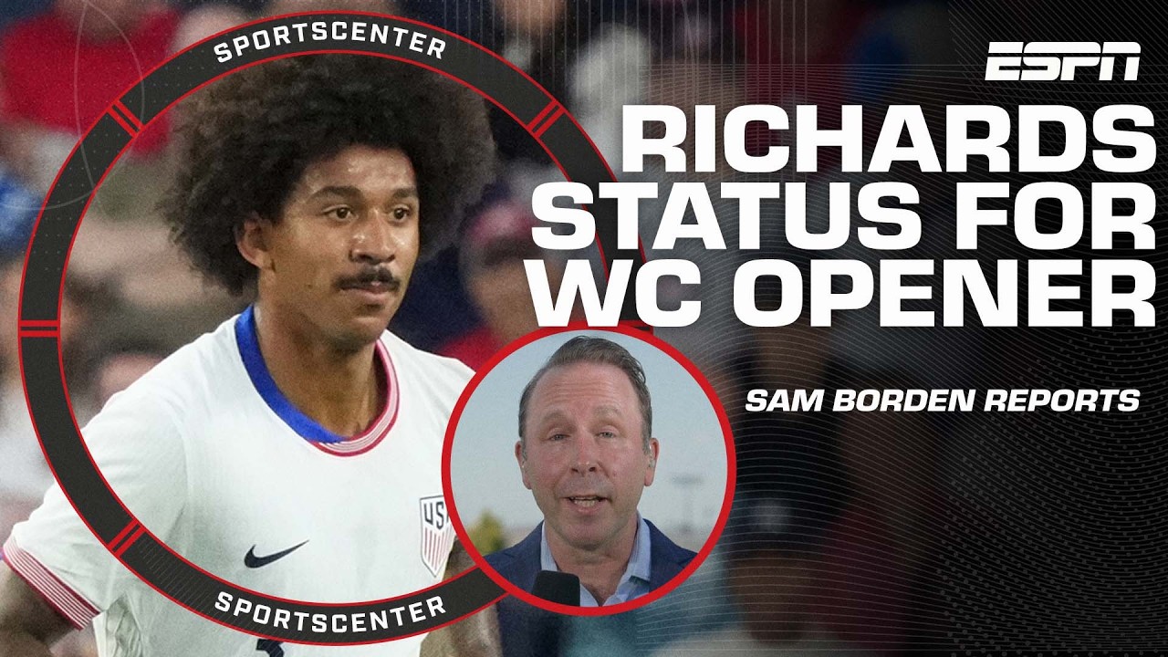 🚨 USMNT’S Chris Richards will be ready for the 2026 FIFA World Cup opener 🚨 | SportsCenter