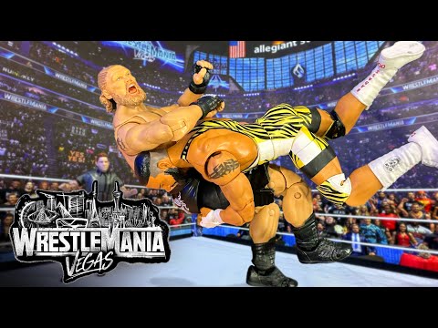 Brock Lesnar vs Bron Breakker Action Figure Match! WrestleMania 2