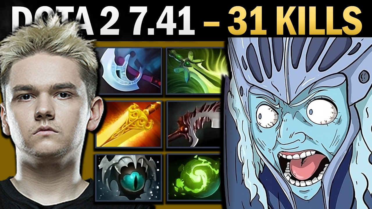 Spectre Dota 2 7.41 with 31 Kills and Refresher - Dota 2 Gameplay