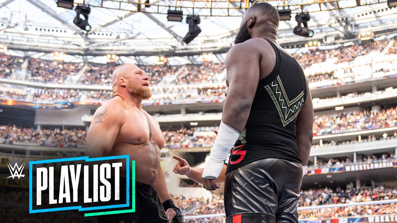 Brock Lesnar vs. Monsters: WWE Playlist background