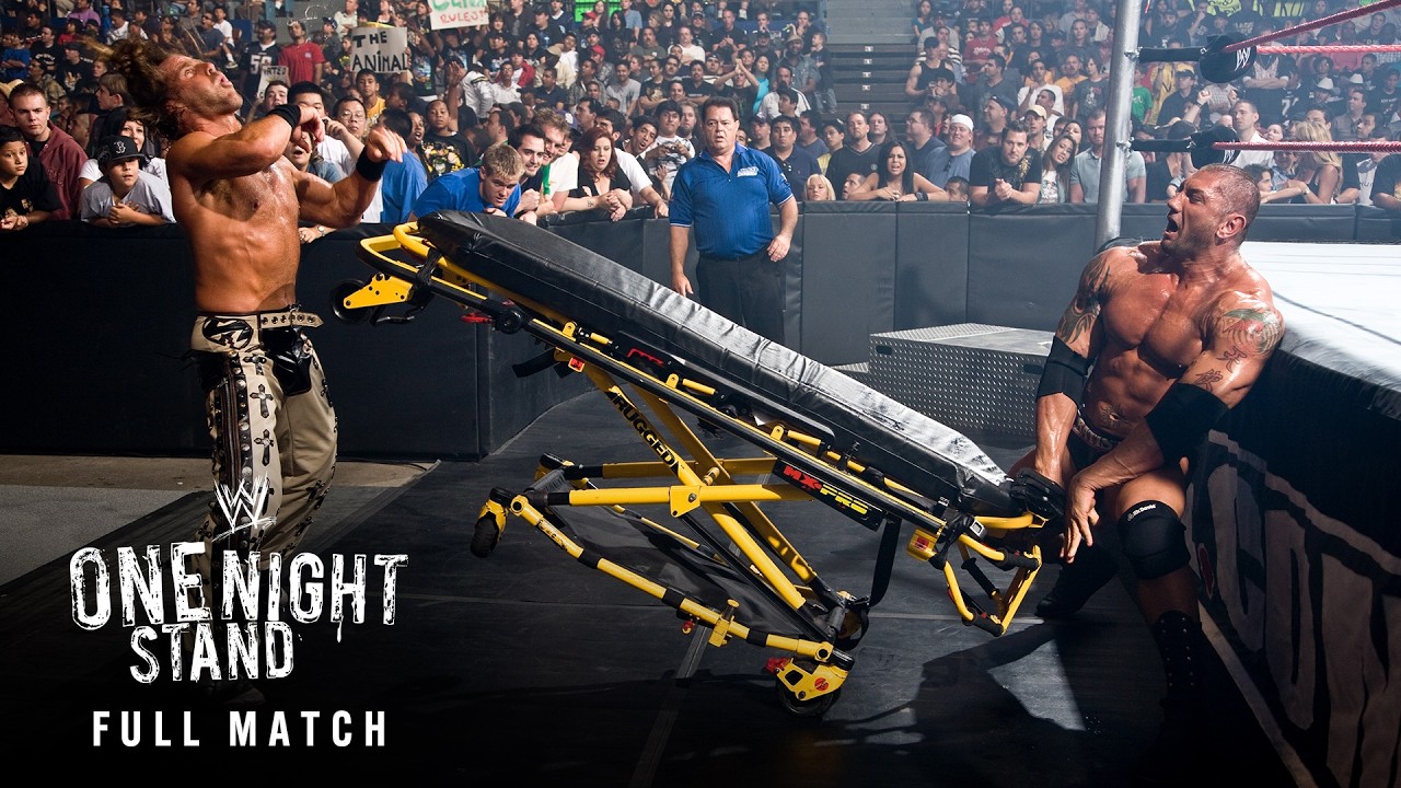 FULL MATCH: Shawn Michaels vs. Batista | Stretcher Match: WWE One Night Stand 2008 background