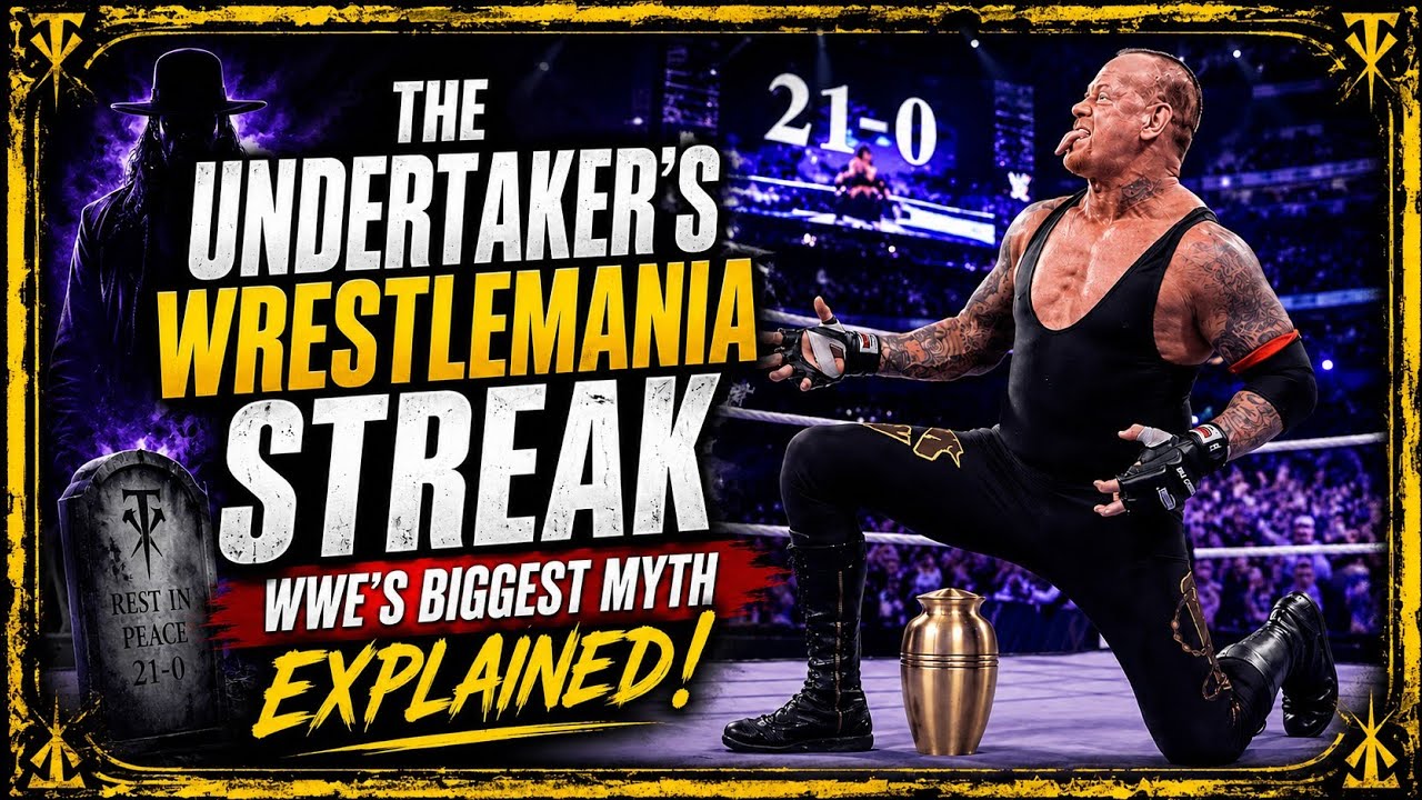 The Undertaker’s WrestleMania Streak – How WWE’s Greatest Myth Was Born. 😱😱