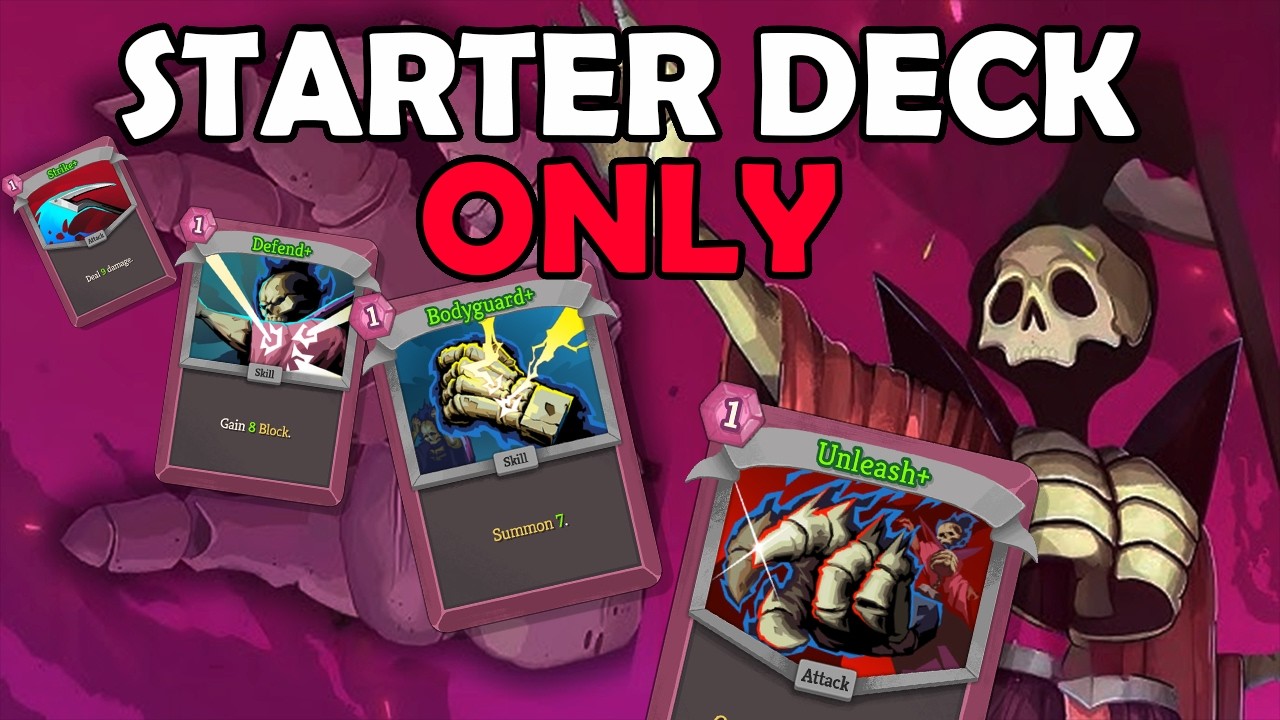 Can YOU beat Slay the Spire 2 with ONLY the Starter Deck? background