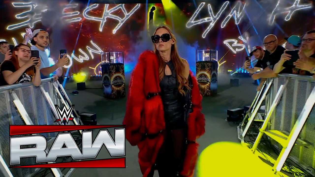 Becky Lynch Entrance: WWE Raw in Paris, France, June 8, 2026