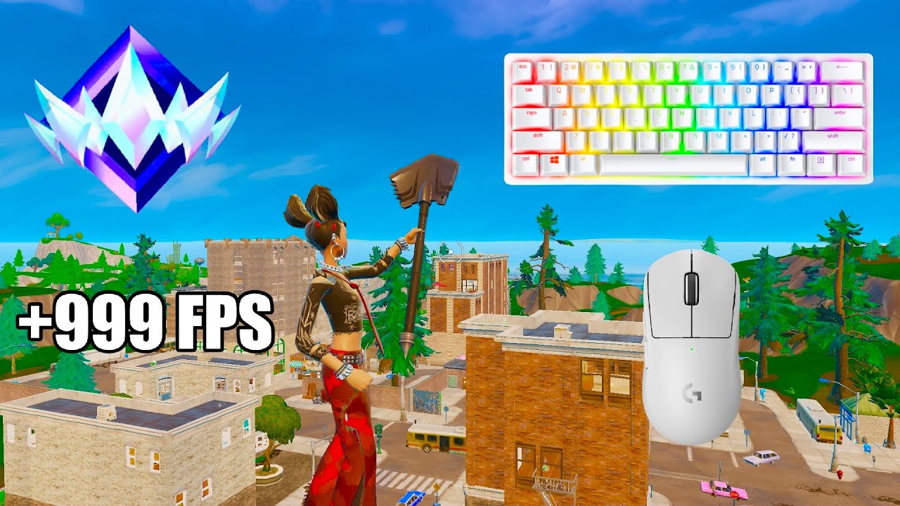 SteelSeries Apex Pro TKL ASMR đŽ Fortnite OG Ranked Reload đ Satisfying Keyboard Fortnite 900 FPS 4K