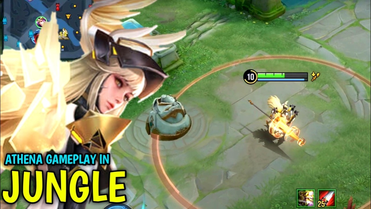 Honor Of Kings : Athena Gameplay In Jungle | Pro Build Athena - HOK