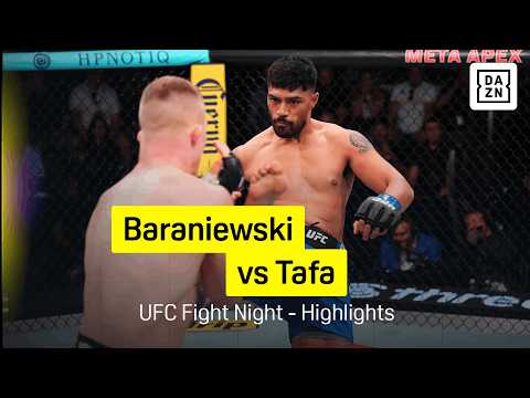 Iwo Baraniewski vs Junior Tafa | UFC Fight Night | DAZN Highlights