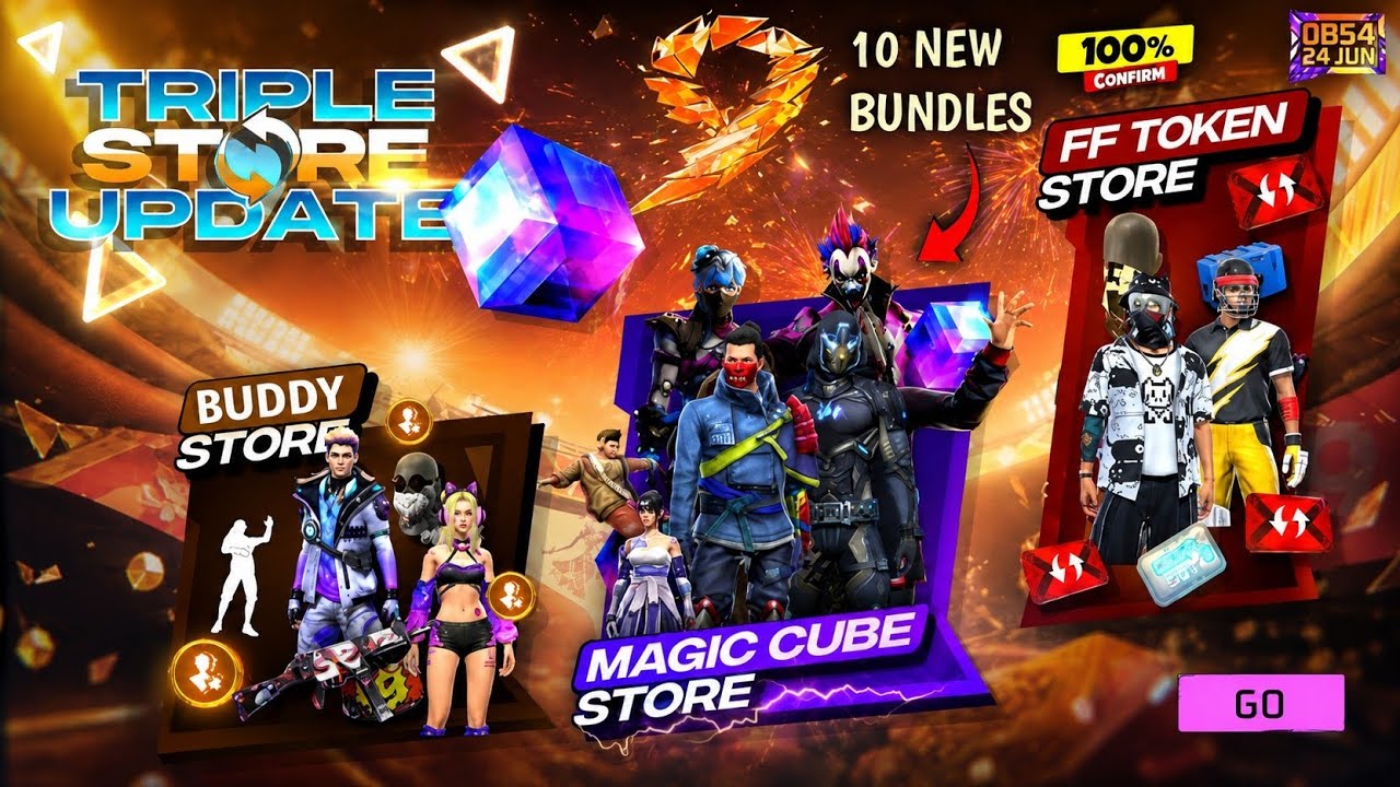 OB54 Triple Store Update 🤯 10 New Bundles In Magic Cube Store | 9th Anniversary Magic Cube Update