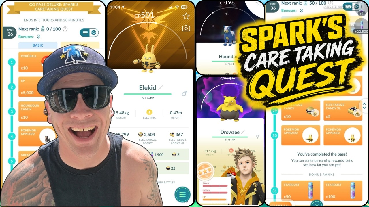 Hundo Houndour HUNT! Spark's Caretaking Quest Event in Pokémon GO!