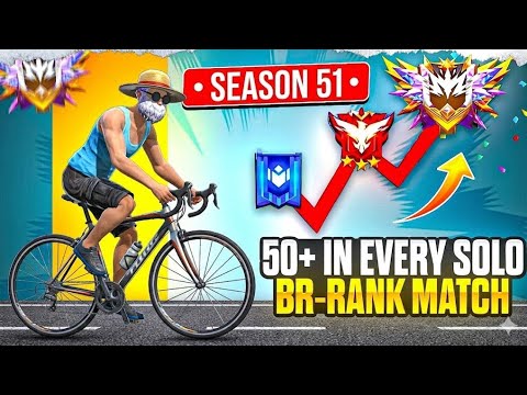 How To 50+ in Every Br Match 💀 | Solo Br Rank Push Tips And Tricks | Season 51