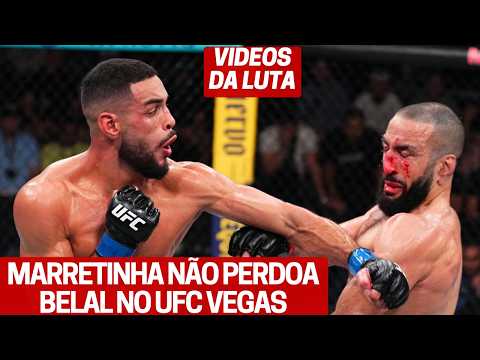 VIDEO LUTA: GABRIEL MARRETINHA NÃO PERDOA BELAL E VENCE NO UFC VEGAS 118