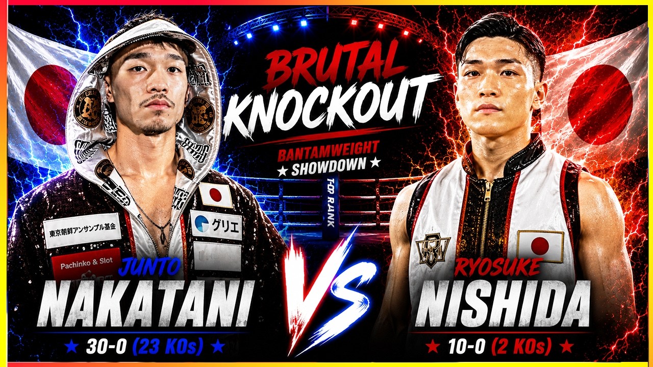 BRUTAL KNOCKOUT That Shocked The World | Junto Nakatani vs Ryosuke Nishida