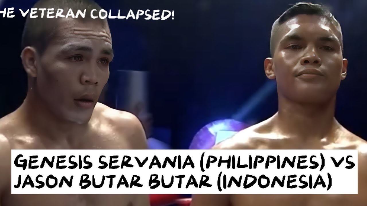 VETERAN COLLAPSED! GENESIS SERVANIA (PHILIPPINES) VS JASON BUTAR BUTAR (INDONESIA) TKO