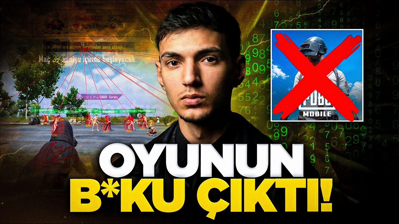 PUBG MOBİLE OYNANMAYACAK DURUMA GELDİ 🤬( HER YER HİLE )