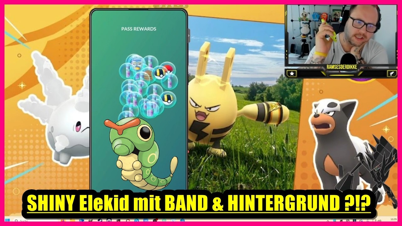 Bekomme ich das SHINY Elekid mit BAND & HINTERGRUND ?!? | Pokémon GO Deutsch # 3748