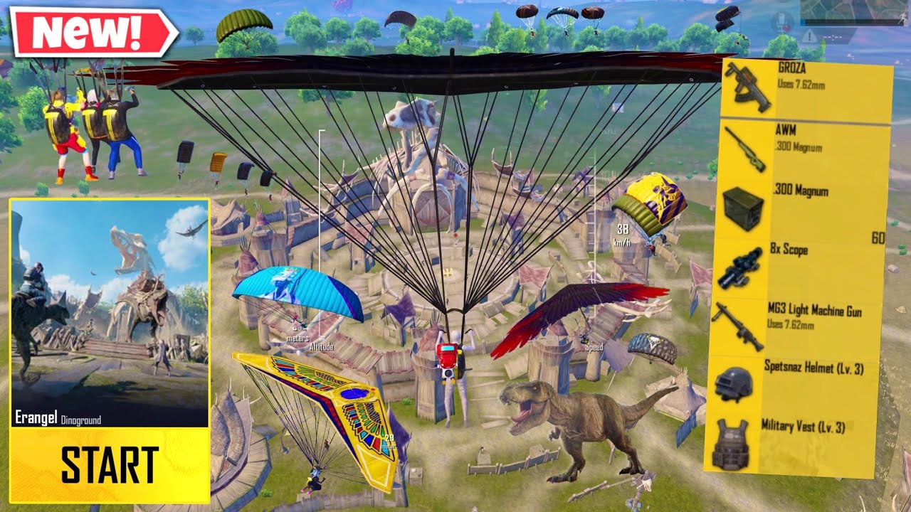 DINOGROUND MODE is FINALLY BACK๐ NEW UPDATE BEST GAMEPLAY๐ฅ PUBG Mobile - BGMI