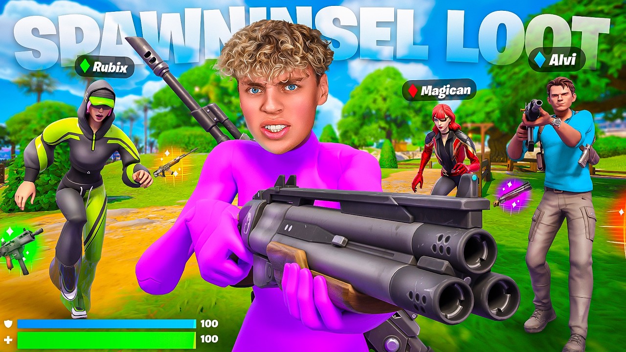 NUR *SPAWN-INSEL* LOOT ERLAUBT! 🏝️(Fortnite)
