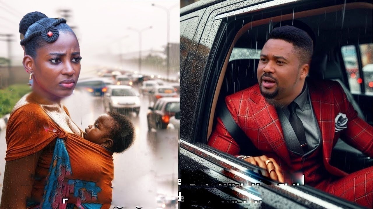 The Billioniare Was Shocked To See His Lost Love Who Made Him Now A Single Mother Hawking On D Road