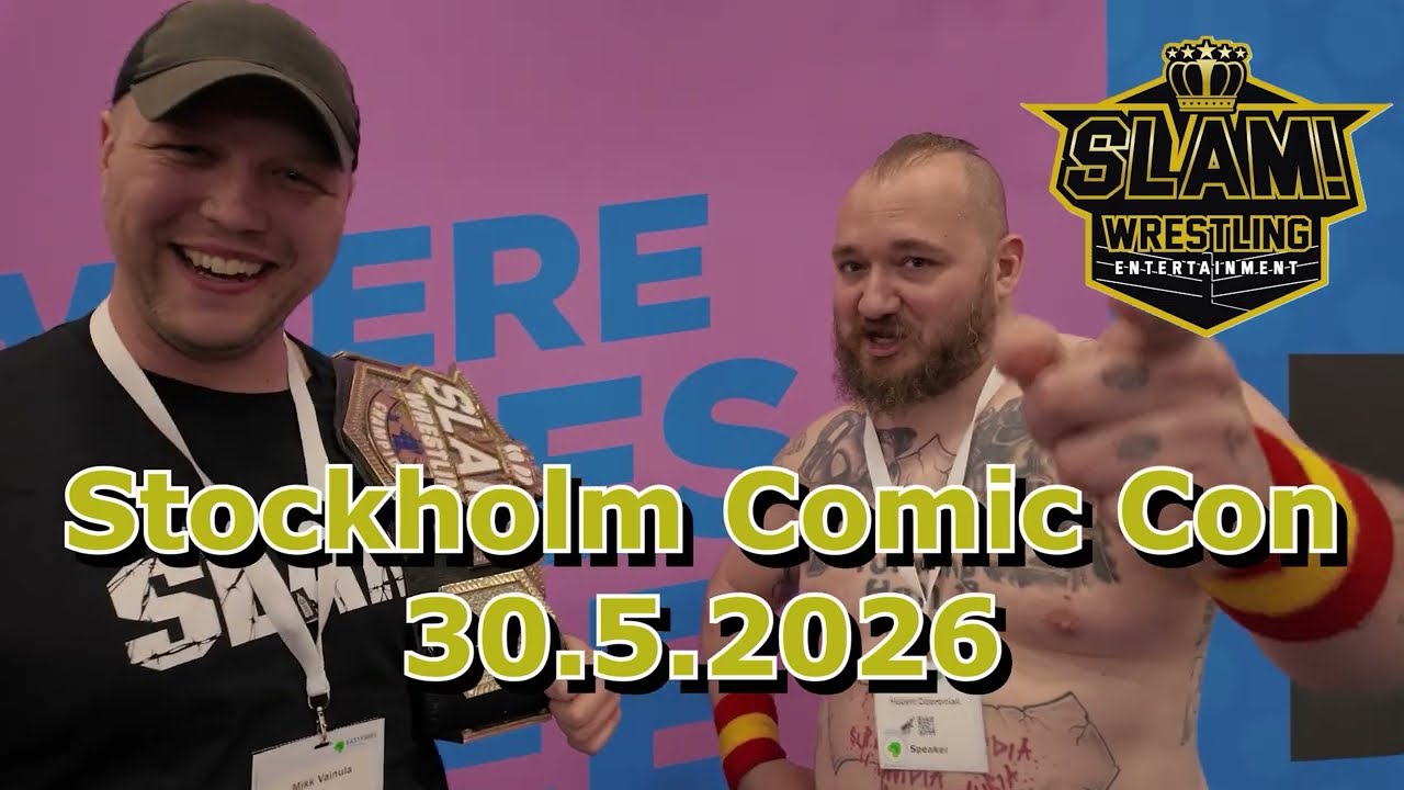 SLAM! Wrestling at Comic Con Stockholm 2026