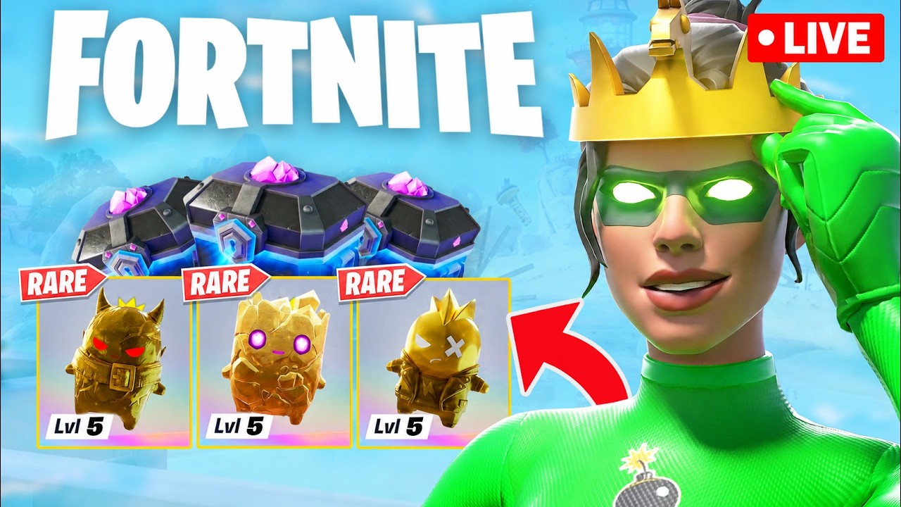 HUNTING GOLDEN SPRITES IN FORTNITE!