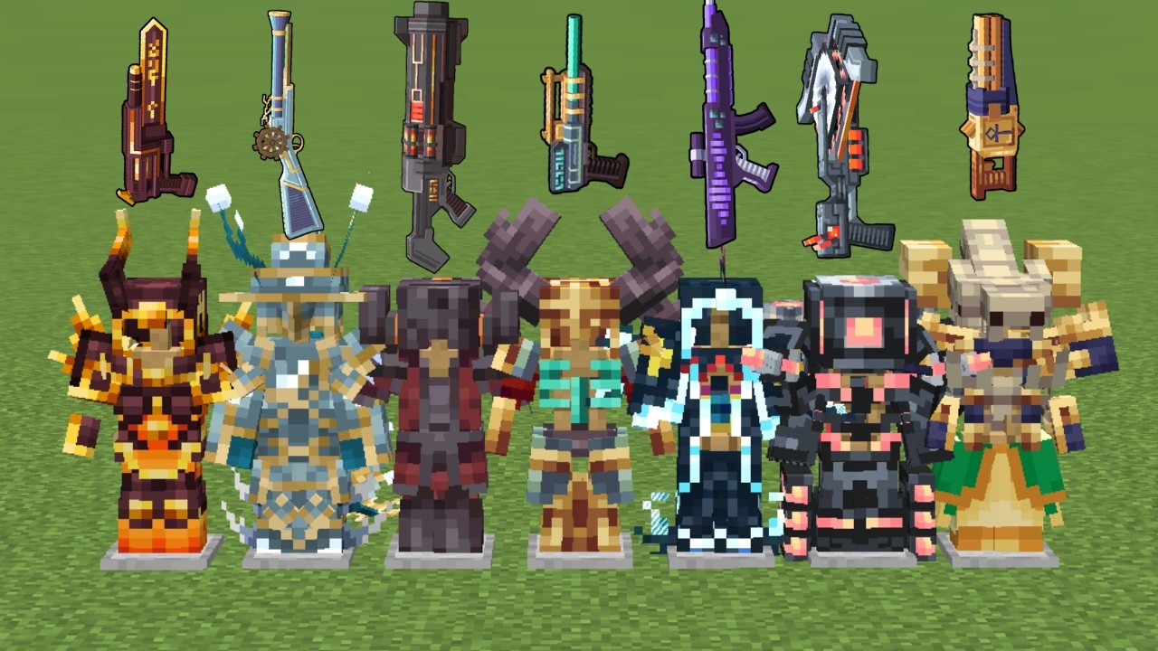 what l_ender's cataclysm tacz gun and armor is the best in minecraft ?