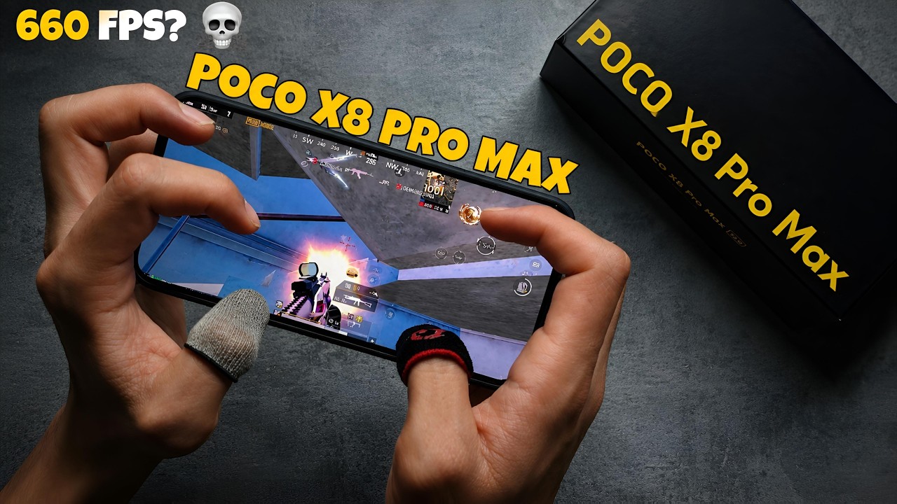 POCO X8 PRO MAX PUBG | PERFORMANCE TEST?🤯🔥