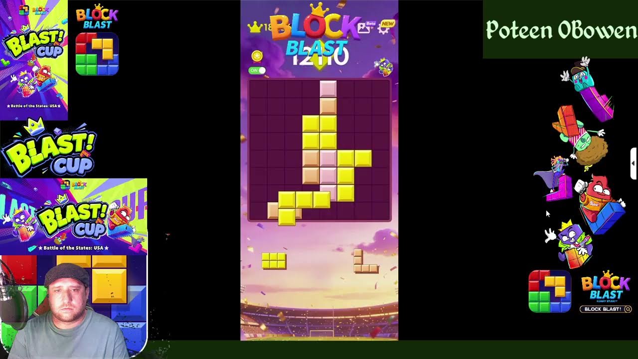 Poteen OBowen playing BLOCK BLAST! , Join Blast Cup for Illinois #blockblast #blastcupS2
