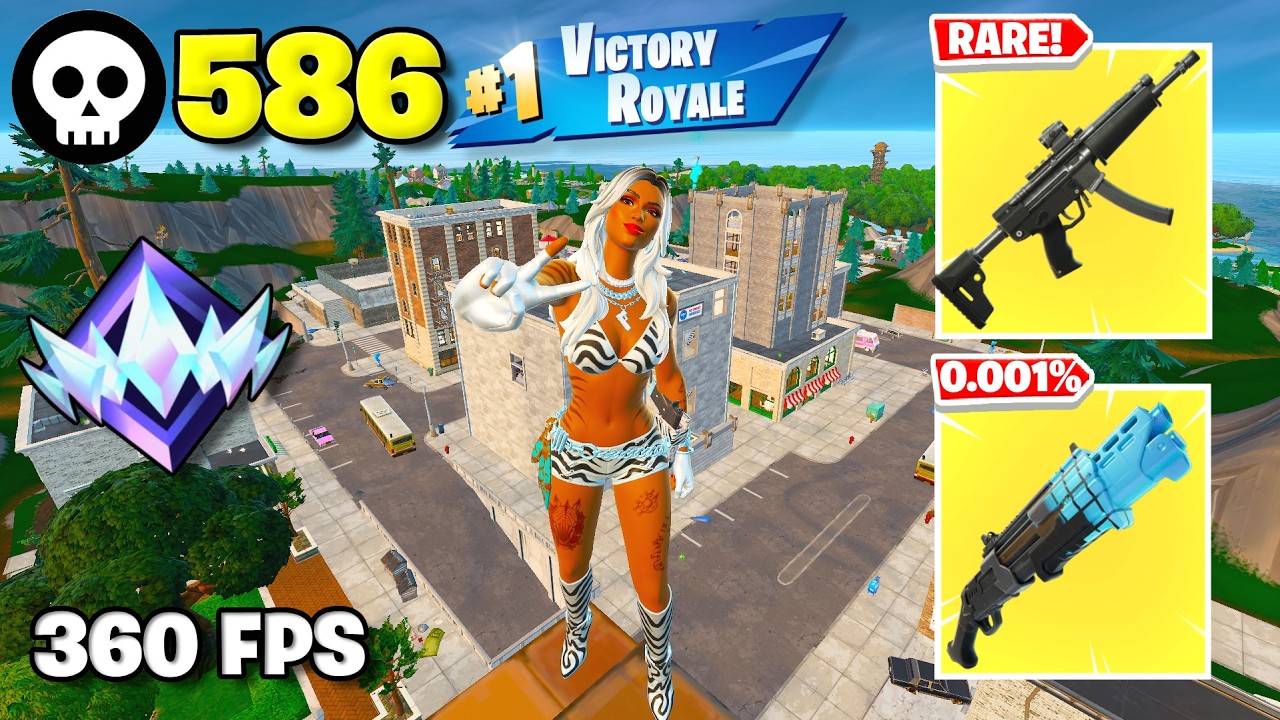 586 Elimination Solo "RELOAD” Gameplay Wins (Fortnite Chapter 7 Season 3 PS5 Controller)