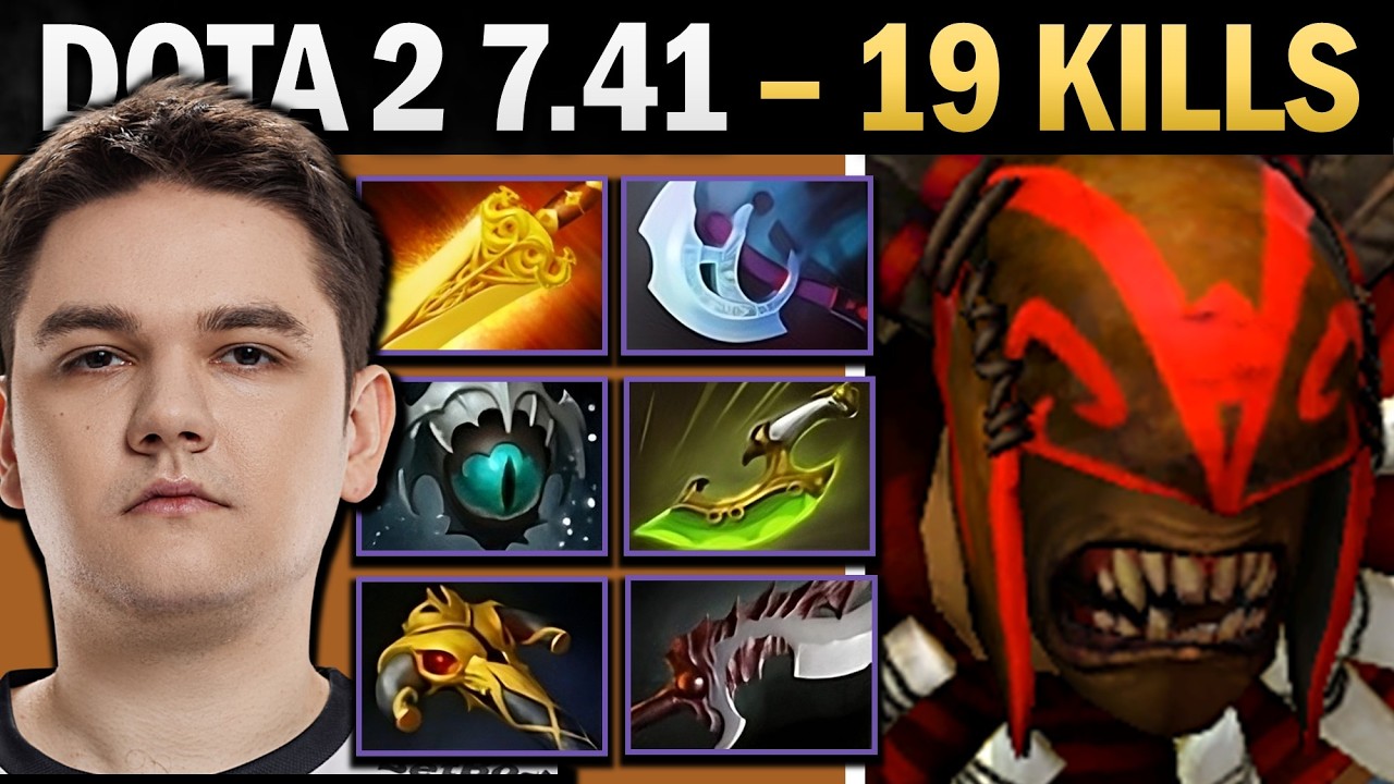 Bloodseeker Dota 2 7.41 with Skadi and Radiance - Dota 2 Gameplay