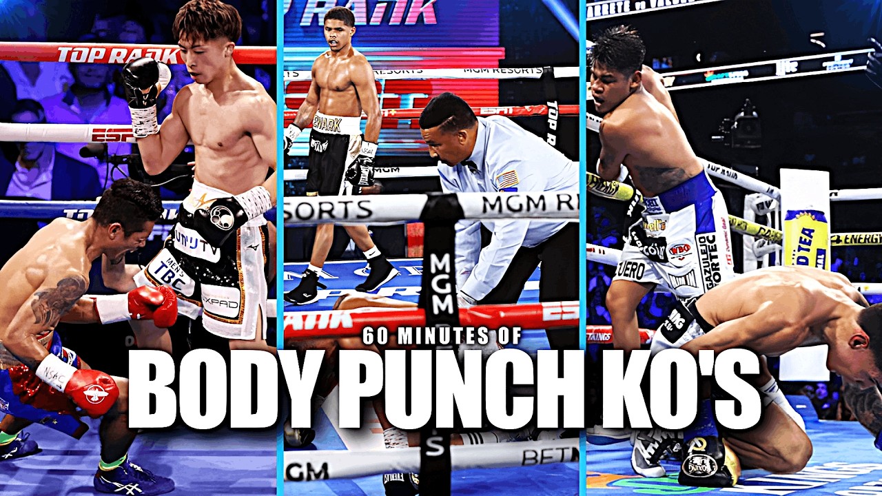 60 Minutes Of Body Punch Knockouts In Boxing