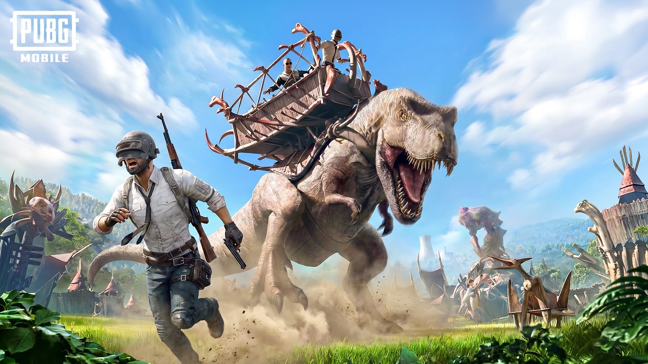 The T-Rex Is BACK đ Dinoground Mode Returns to PUBG MOBILE!