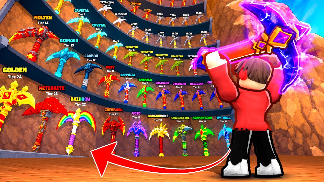 ROBLOX PICKAXE TYCOON backdrop