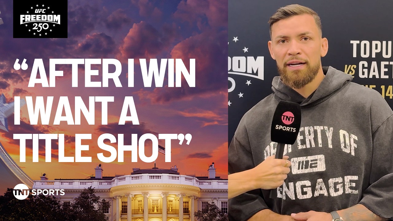 Mauricio Ruffy on wanting to cause an upset against Michael Chandler at the White House 😳 background
