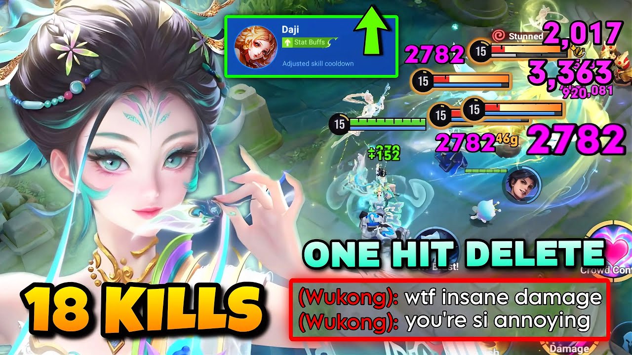 BUFF DAJI CAN EASILY 1 HIT DELETE ENEMIES WITH THIS ULTIMATE BURST DAMAGE BUILD! | HONOR OF KINGS