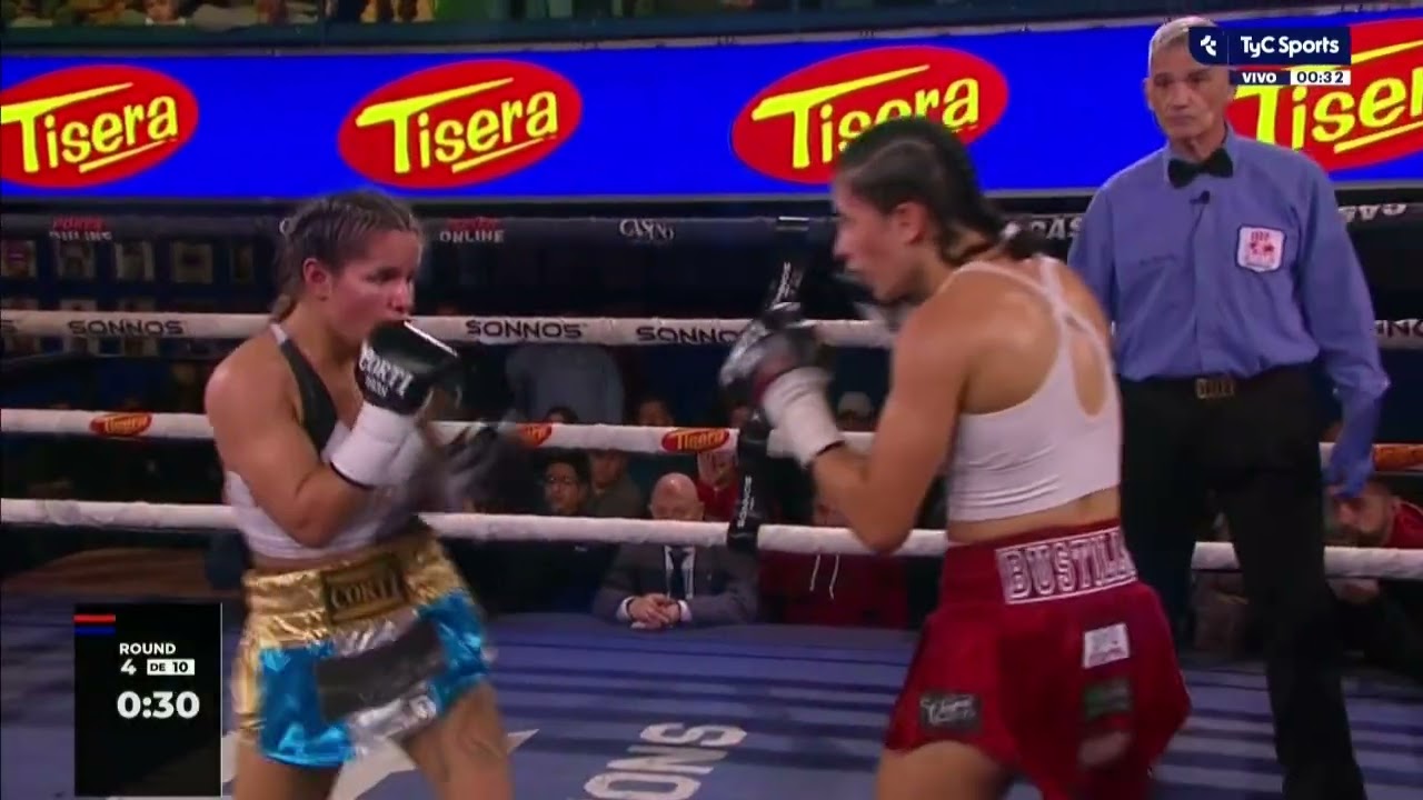 María Sol Baumstarth vs. Yadira Bustillos - Boxeo de Primera - TyC Sports