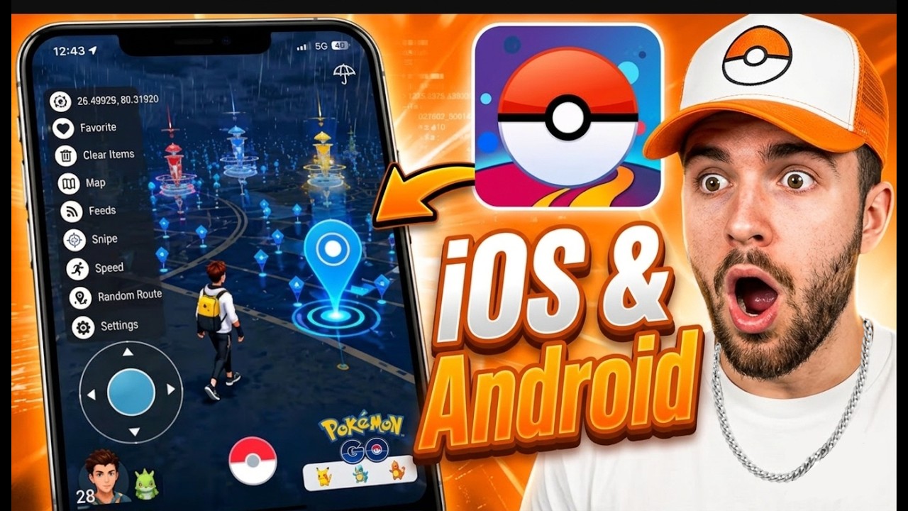 Pokemon GO Spoofer for iOS & Android 2026✅How To Get Pokemon Go Spoofing Joystick, GPS & Teleport