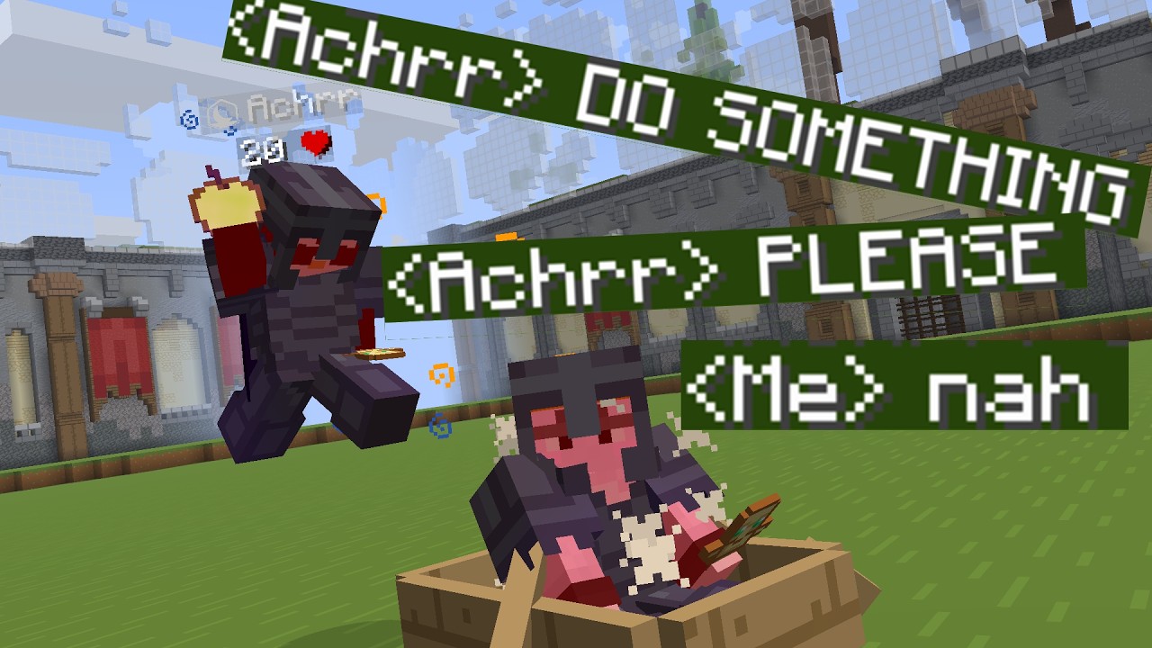 Literally Doing Nothing to Win Minecraft Pvp