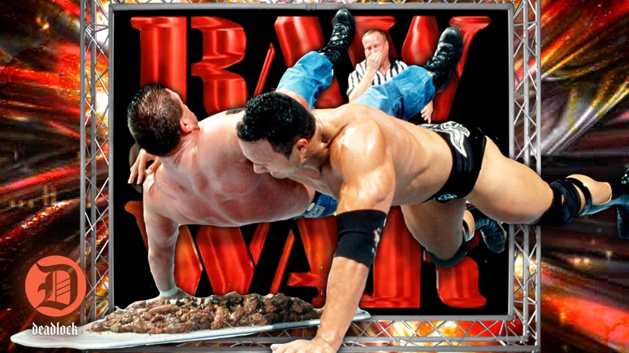 The Rock, The British Bulldog, & The Dog Poop - DEADLOCK Podcast Retro Review background