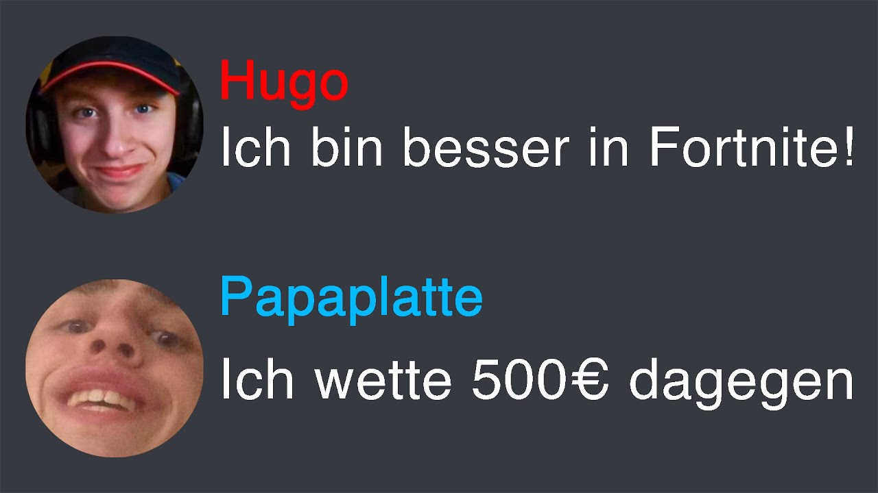 Ich habe diesen Dummkopf herausgefordert in Fortnite Bingo... background