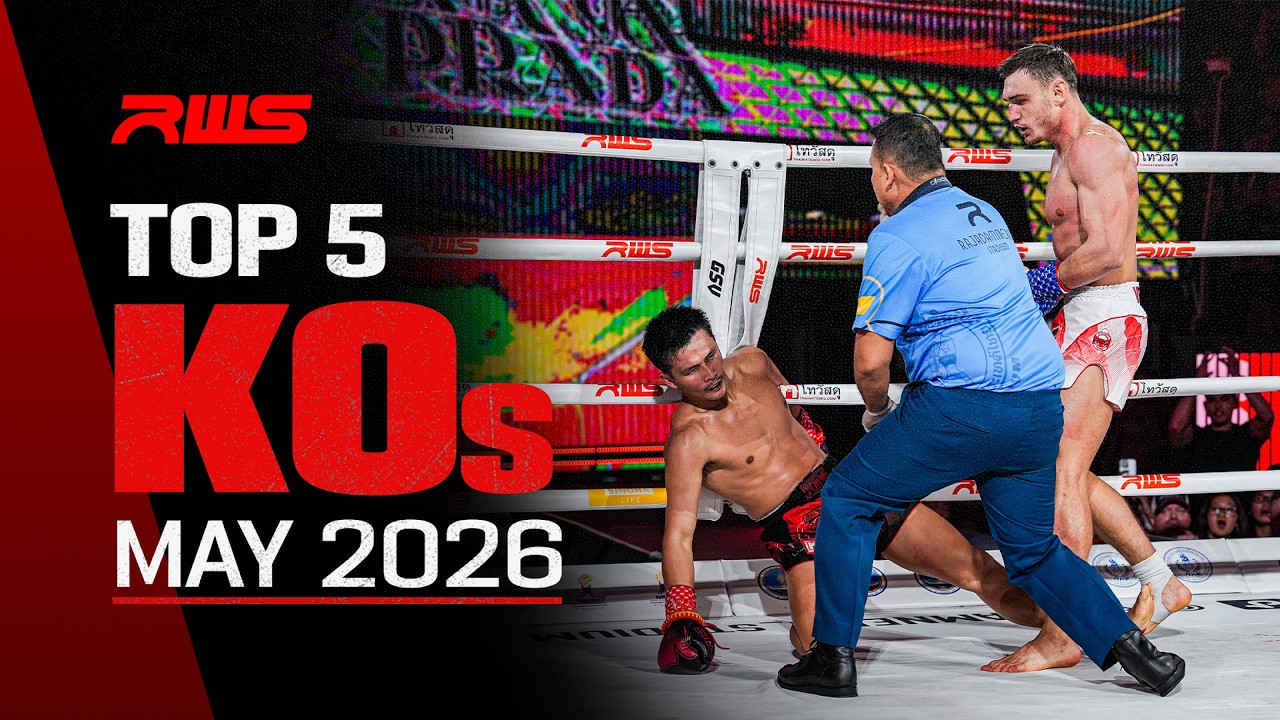 RWS MUAY THAI TOP 5 KNOCKOUTS OF MAY background