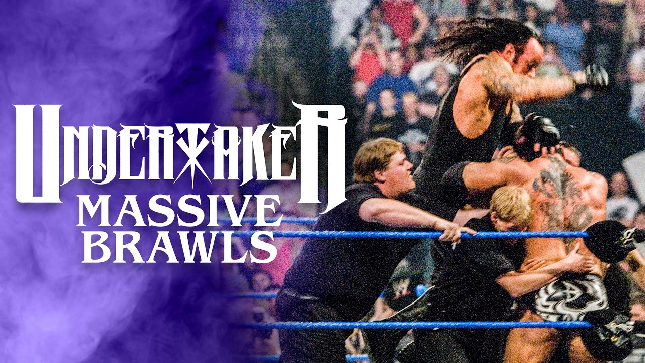 Wildest Undertaker brawls | Feat. Brock Lesnar, Batista & “Stone Cold" background