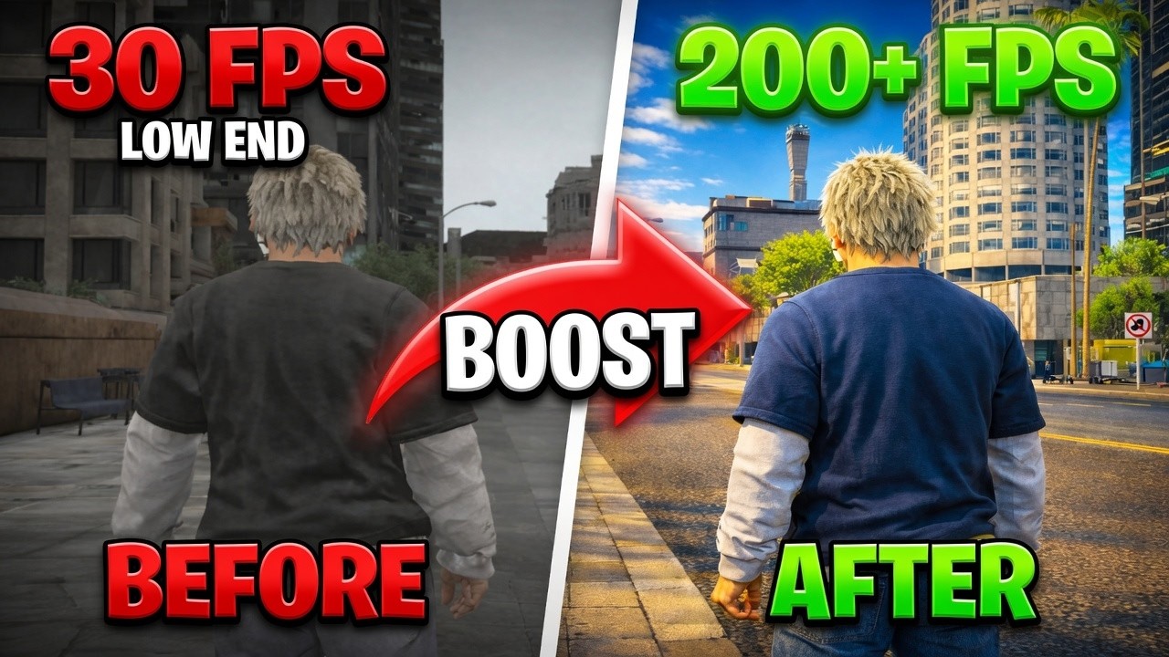 Best FiveM FPS Pack for Low End PCs (2026) ✅ | FPS Boost