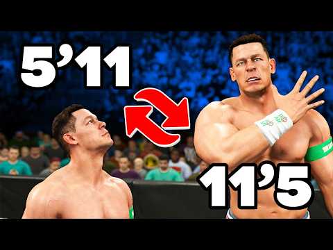 WWE But Wrestlers Heights Are Reversed